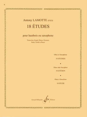 18 études d'après mazas, kreutzer, Rode, schall et bruni